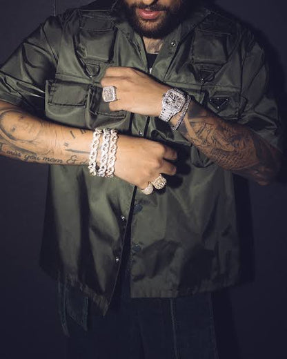 Cuban Iced out Bracelet