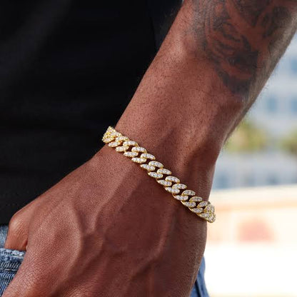 Cuban Iced out Bracelet